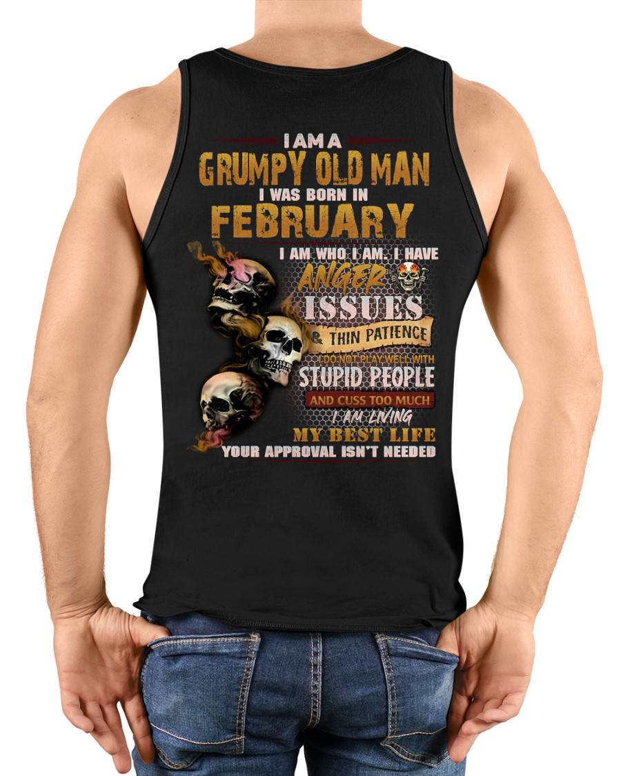 FEBRUARY, I AM A GRUMPY OLD MAN-SNOW MALE02 (SKU08-67-02)