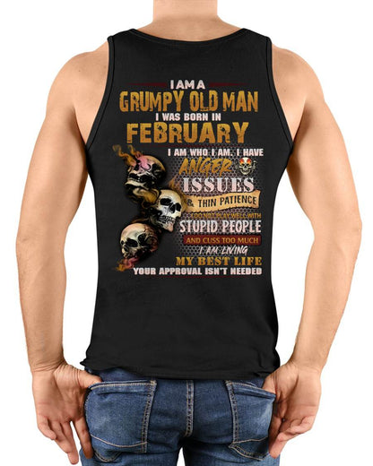 FEBRUARY, I AM A GRUMPY OLD MAN-SNOW MALE02 (SKU08-67-02)