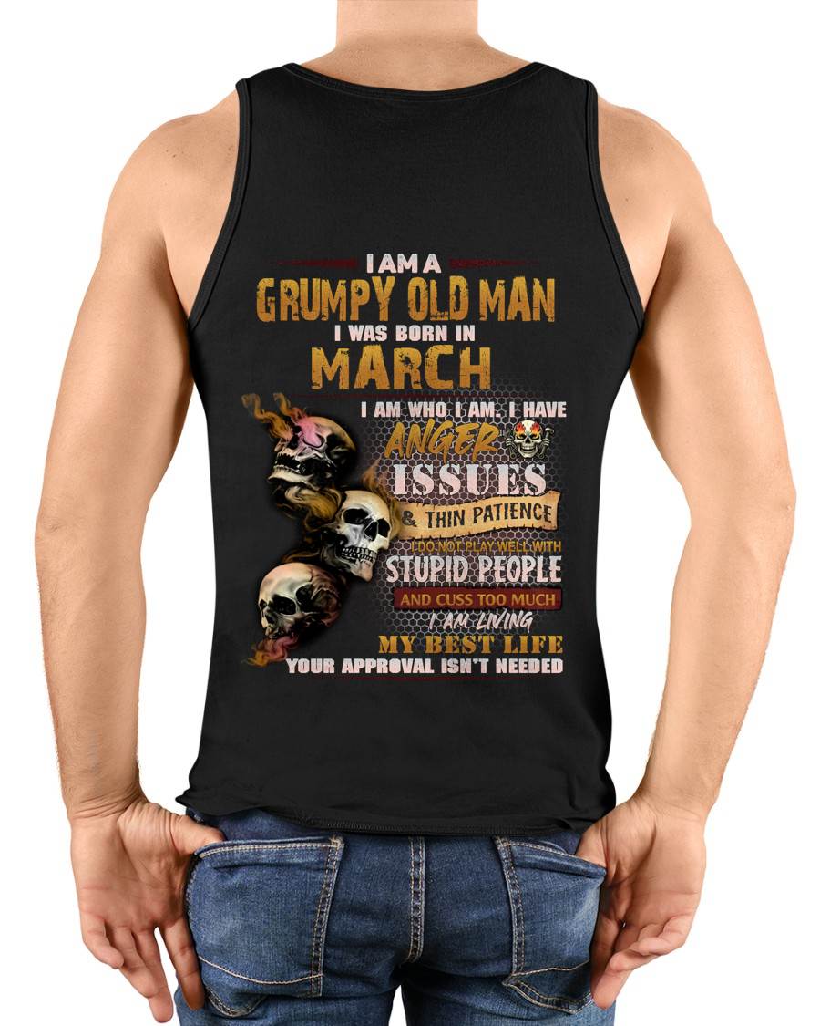 MARCH, I AM A GRUMPY OLD MAN-SNOW MALE03 (SKU08-67-03)