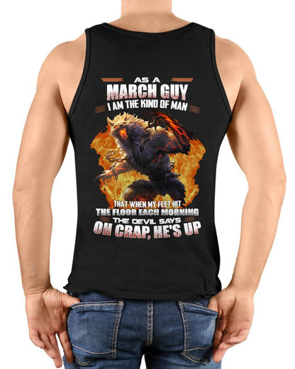 MARCH, MY FEET HIT THE FLOOR EACH MORNING-SNOW MALE03 (SKU26T-01-13-03)