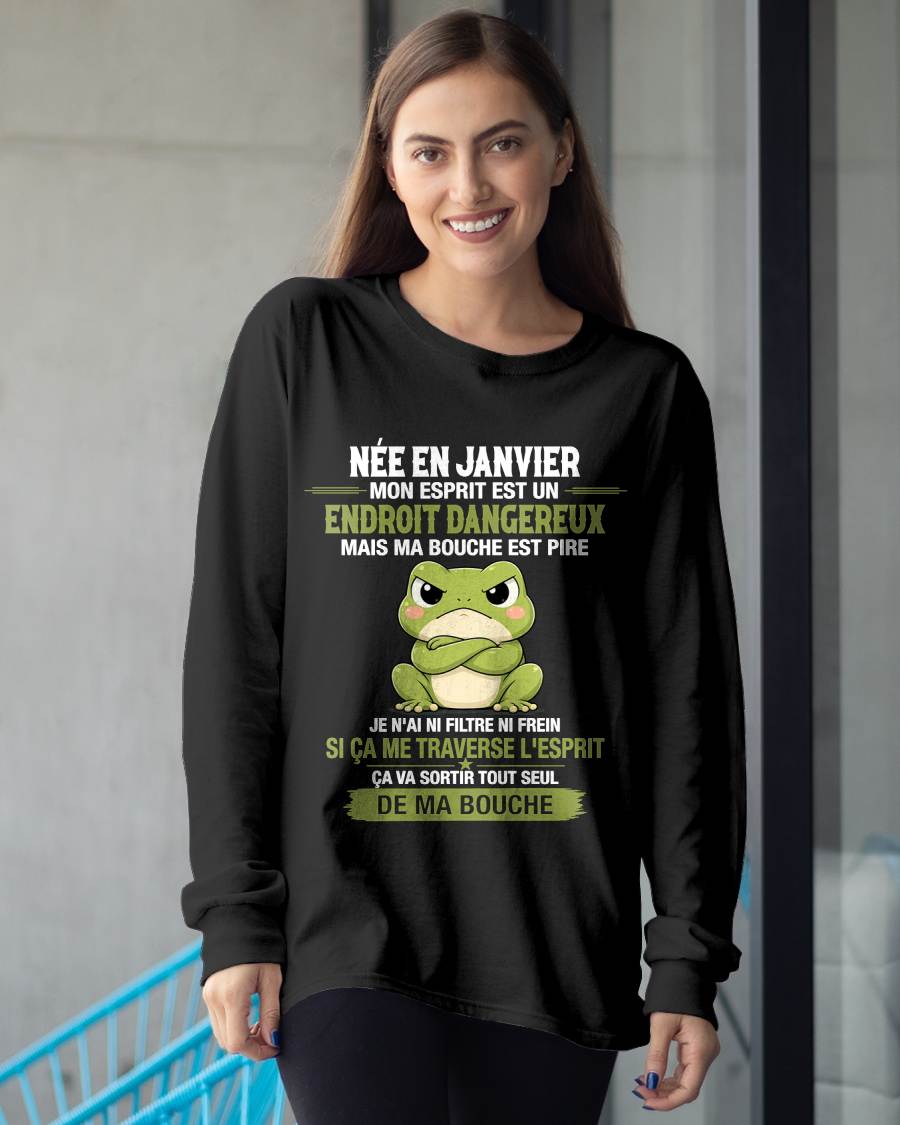 JANVIER SHIRT JE N'AI NI FILTRE NI FREIN - SNOW01 (SKU2605-144-01)