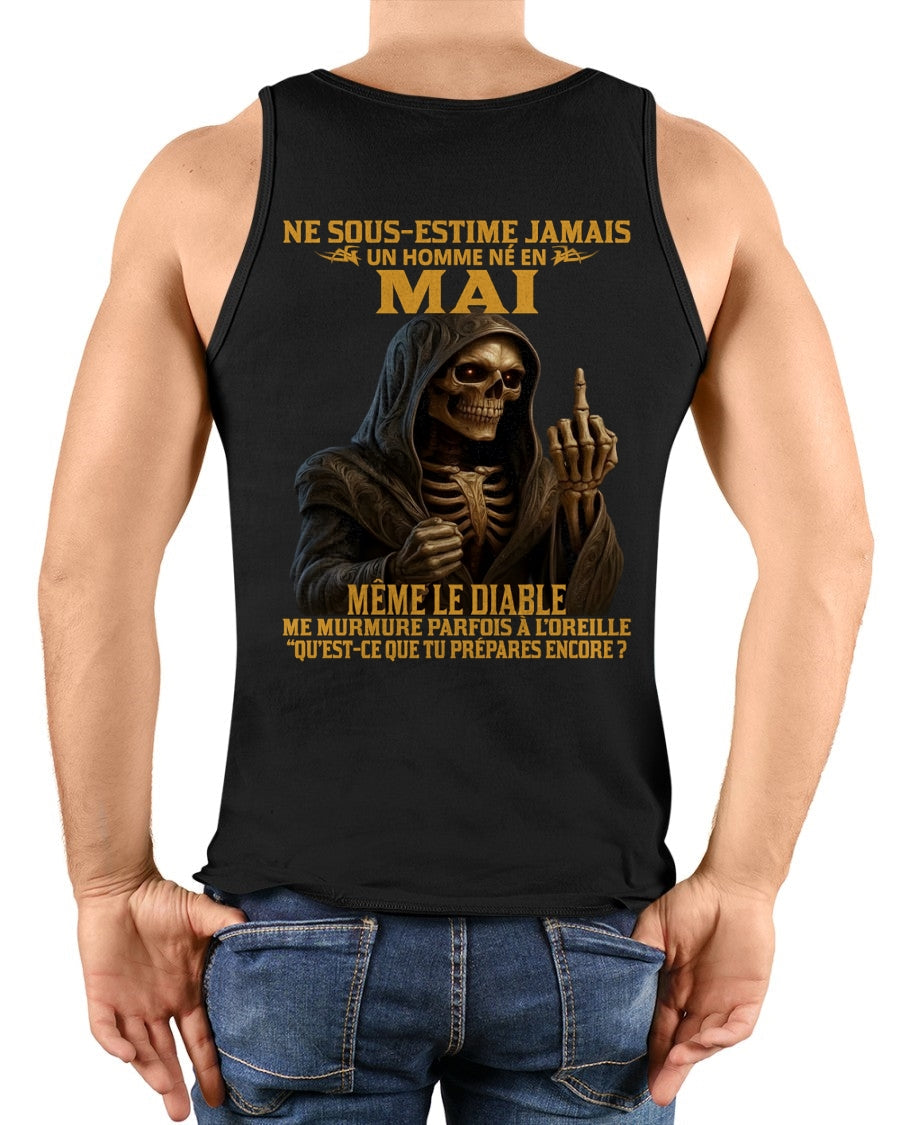 NE SOUS-ESTIME JAMAIS UN HOMME NÉ EN MAI Fr05 SNOW05 male (SKU12-305-05)