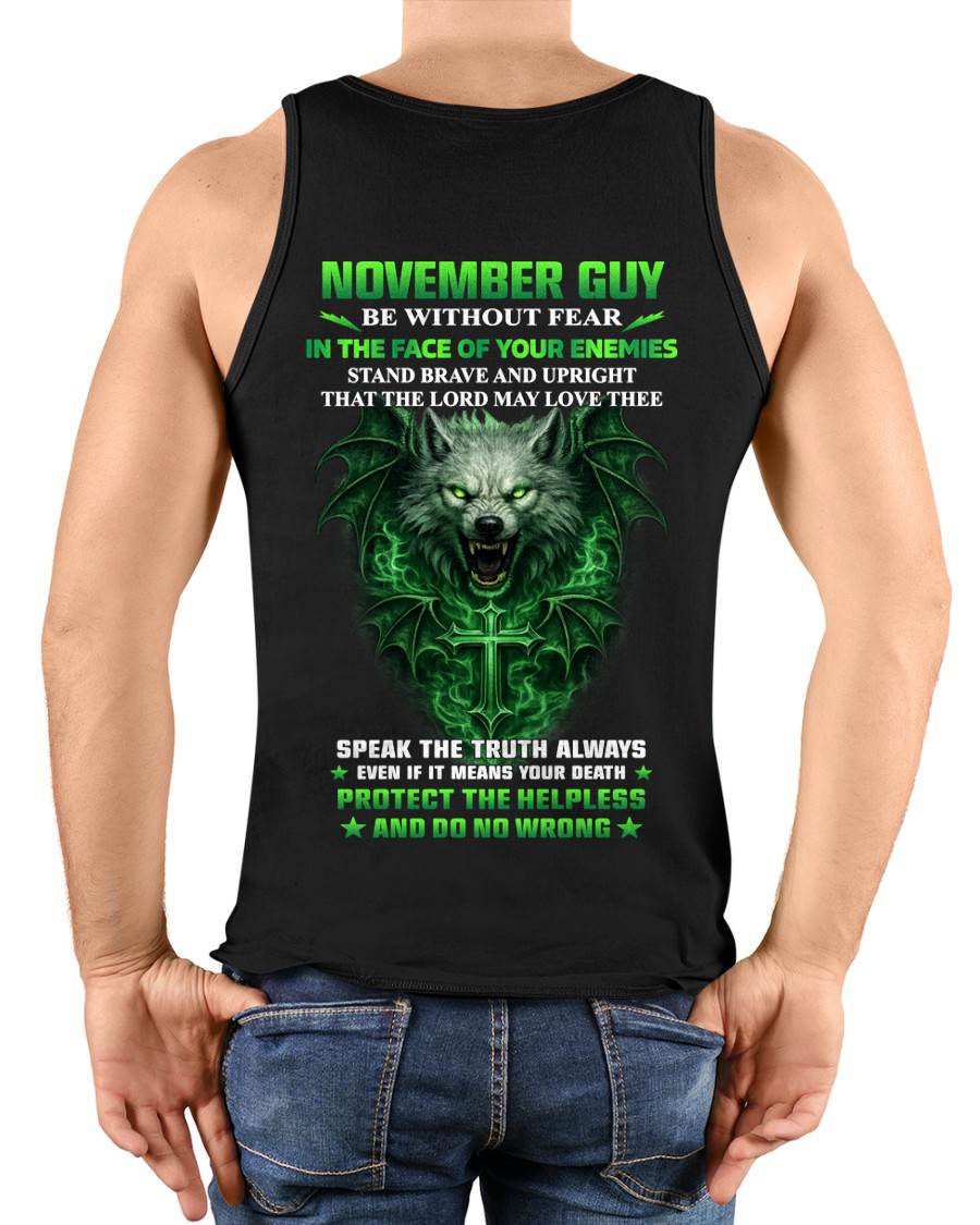 NOVEMBER, STAND BRAVE AND UPRIGHT – SNOW MALE11 (SKU2602-105-11)