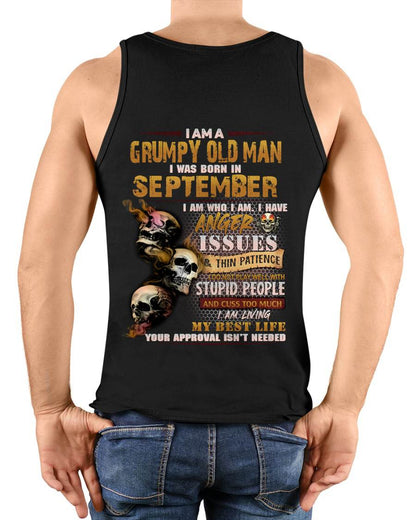 SEPTEMBER, I AM A GRUMPY OLD MAN-SNOW MALE09 (SKU08-67-09)
