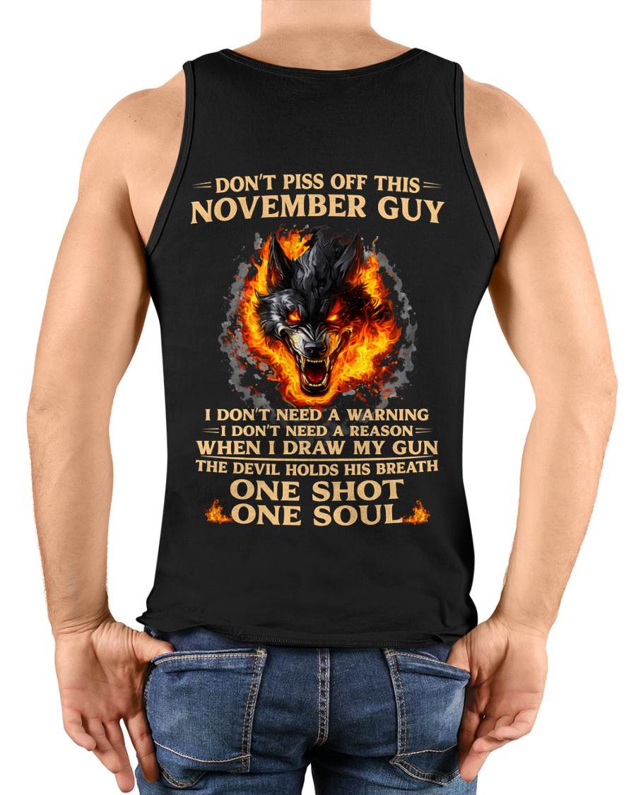 NOVEMBER SHIRT, I DON’T NEED A WARNING - SNOWMALE11 (SKU2604-120-11)