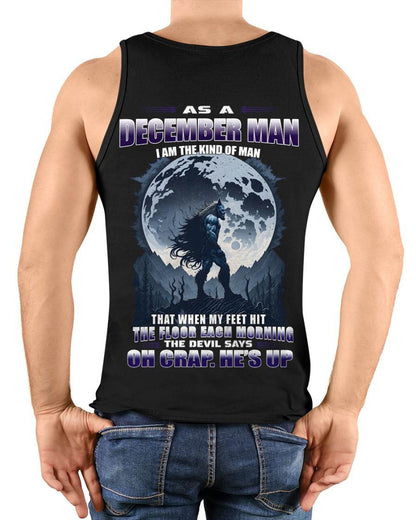 DECEMBER, THE DEVIL SAYS OH CRAP, HE’S UP-SNOW MALE12 (SKU26T-01-56-12)