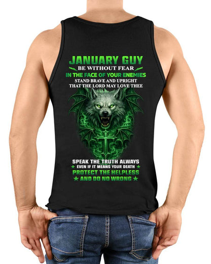 JANUARY, STAND BRAVE AND UPRIGHT – SNOW MALE01 (SKU2602-105-01)