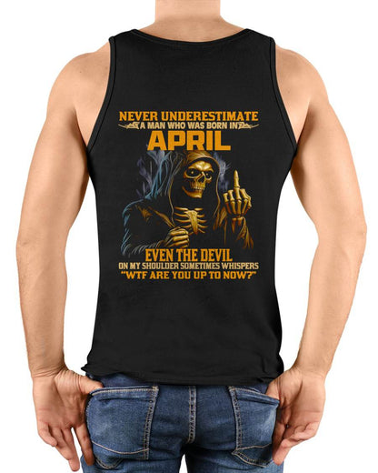 APRIL, EVEN THE DEVIL ON MY SHOULDER SOMETIMES WHISPERS -MALE SNOW04 (SKU12-276-04)