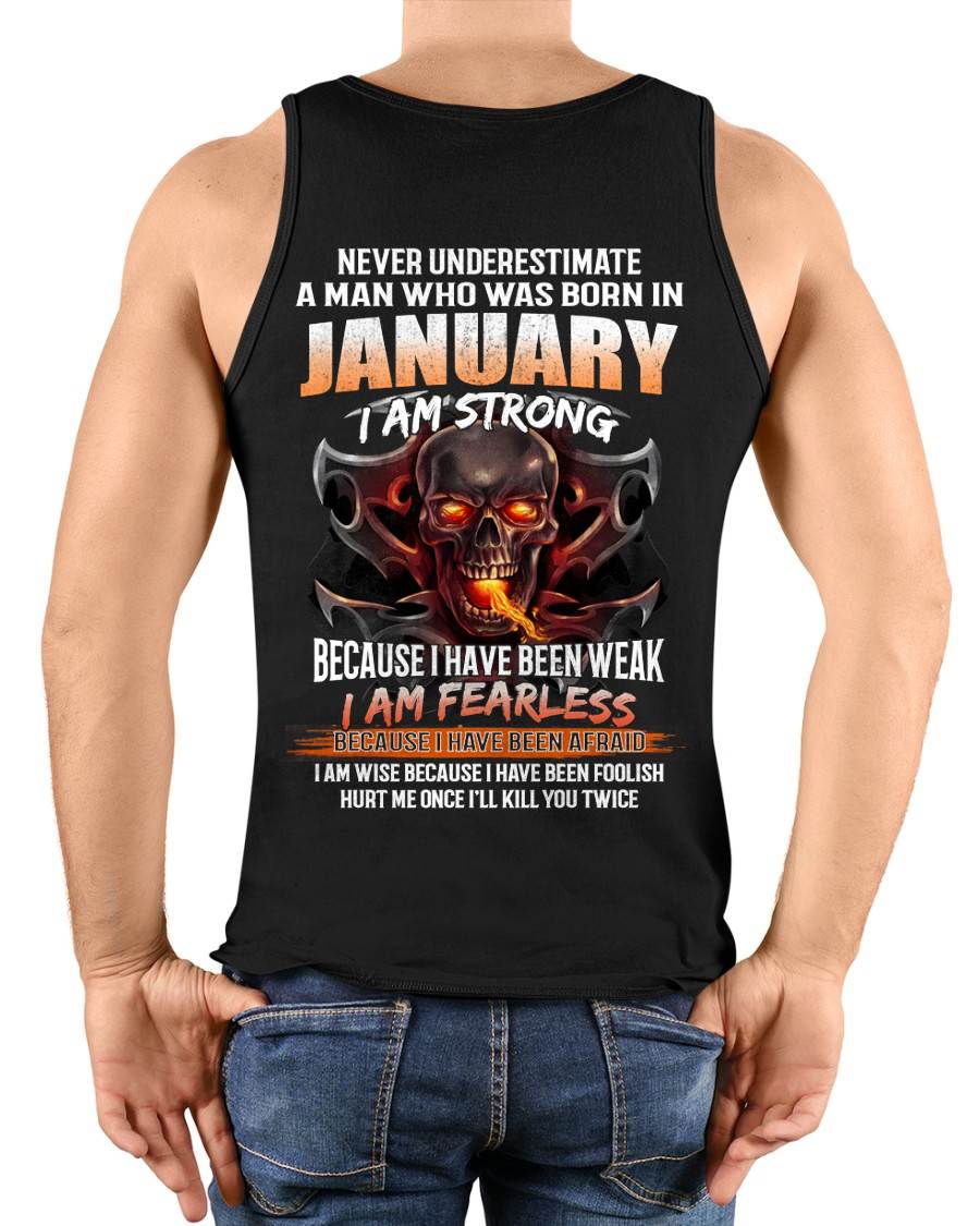 JANUARY SHIRT, I AM FEARLESS – SNOW MALE01 (SKU2602-173-01)