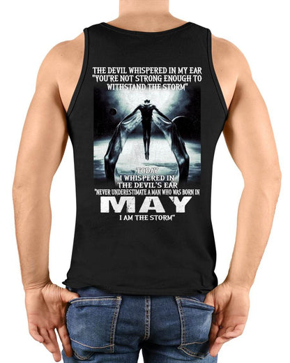 MAY, NEVER UNDERESTIMATE A MAN WHO WAS BORN IN MAY-SNOW MALE05 (SKU08-35-05)