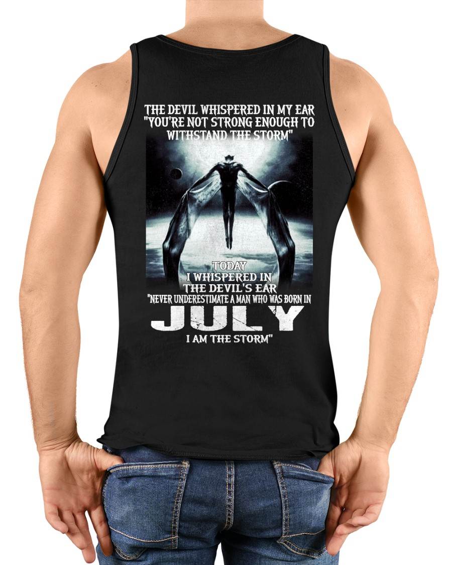 JULY, NEVER UNDERESTIMATE A MAN WHO WAS BORN IN JULY-SNOW MALE07 (SKU08-35-07)