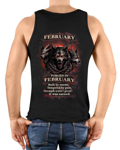 FEBRUARY SHIRT, Strength wasn't given it was earned – SNOW MALE02 (SKU2602-164-02)