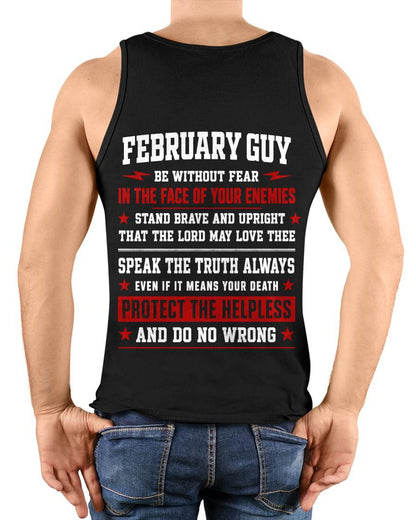 FEBRUARY SHIRT, STAND BRAVE AND UPRIGHT - SNOW MALE02 (SKU2608-44-02)
