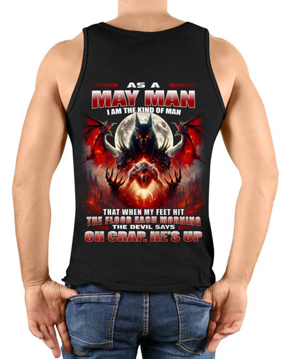 MAY SHIRT, OH CRAP HE'S UP - MAN SNOW05 (SKU2604-94-05)