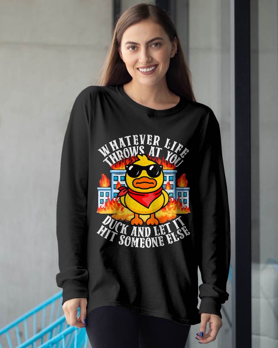 Sarcastic Funny Duck Shirt Funny Joke Quote Humor Duck Meme T-Shirt