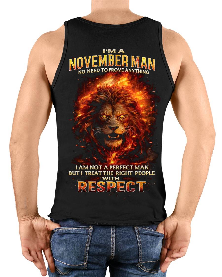 NOVEMBER, NO NEED TO PROVE ANYTHING I AM NOT A PERFECT MAN - SNOW MALE11 (SKU26T-0177-11)