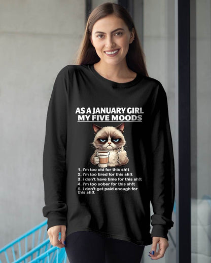 JANUARY SHIRT, MY FIVE MOOD - SNOW01 (SKU2603-147-01)