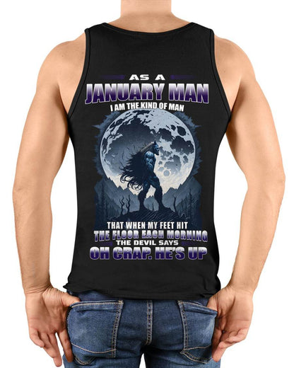 JANUARY, THE DEVIL SAYS OH CRAP, HE’S UP-SNOW MALE01 (SKU26T-01-56-01)