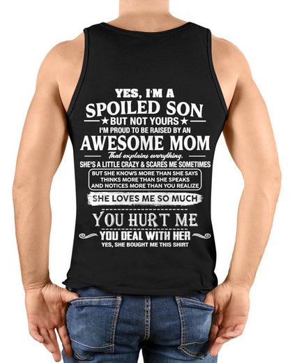 00 SHIRT, I'M PROUD TO BE RAISED BY AN AWESOME MOM - GIFT T SHIRT FROM MOM TO SON - SNOW00 (SKU2605-20-00)