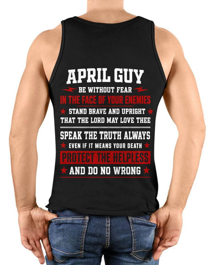APRIL SHIRT, STAND BRAVE AND UPRIGHT - SNOW MALE04 (SKU2608-44-04)