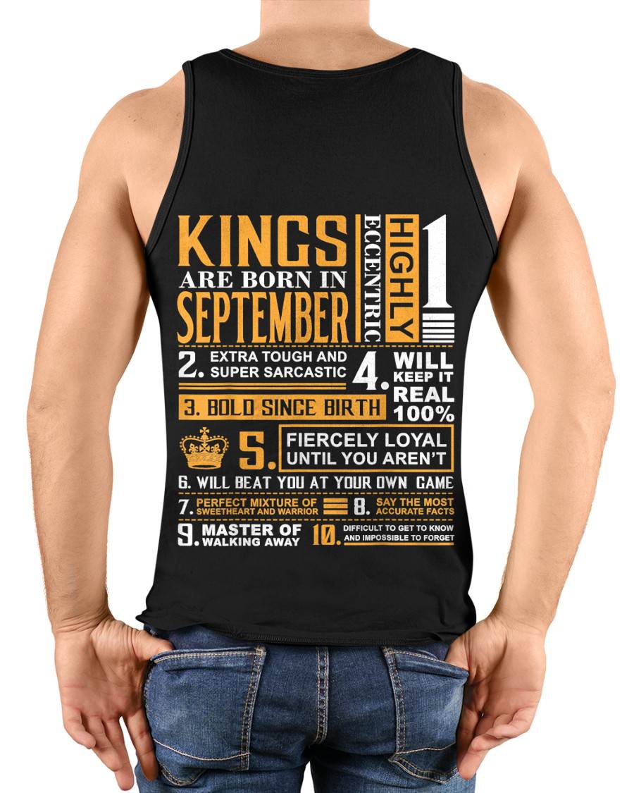 SEPTEMBER, KINGS ARE BORN IN SEPTEMBER – SNOW MALE09 (SKU2602-51-09)