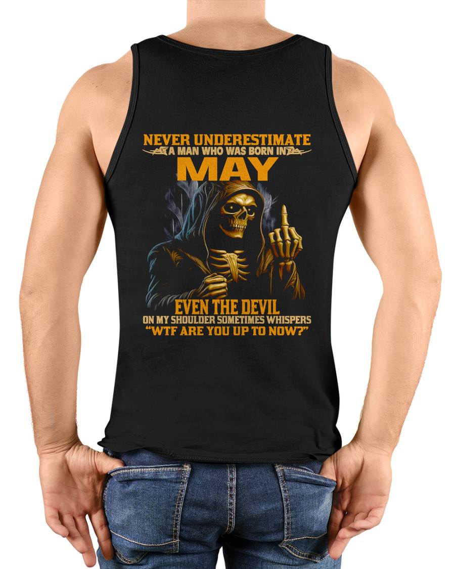 MAY, EVEN THE DEVIL ON MY SHOULDER SOMETIMES WHISPERS -MALE SNOW05 (SKU12-276-05)