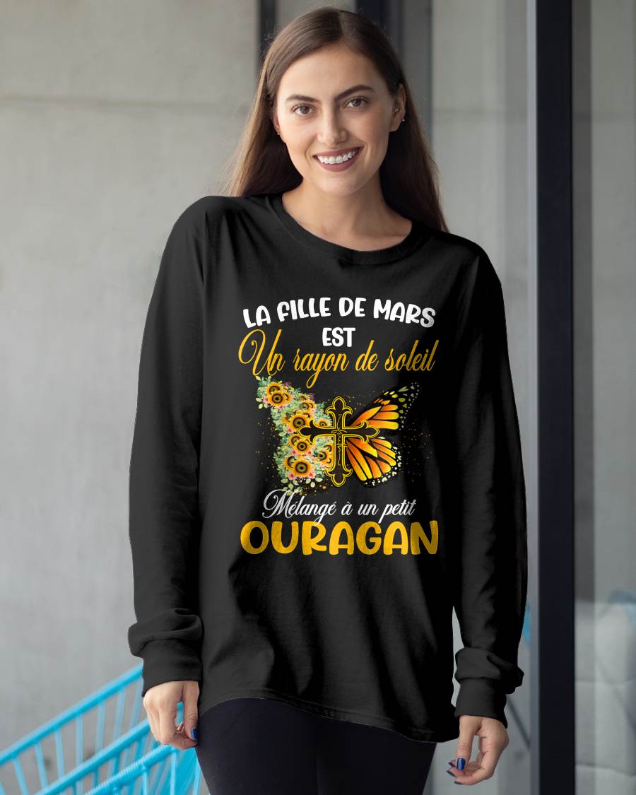 MARS SHIRT Un rayon de soleil Mélangé à un petit OURAGAN - SNOW03 (SKU2603-153-03)