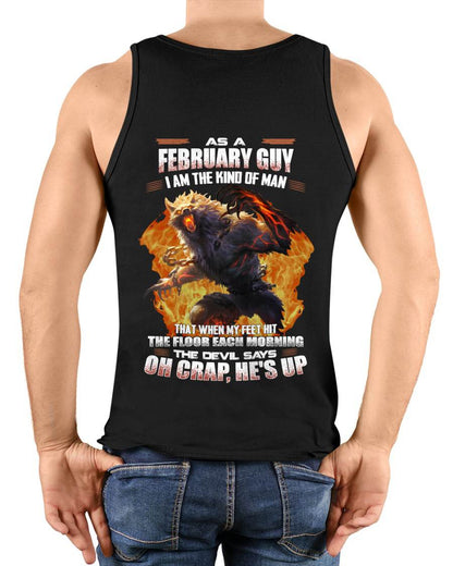 FEBRUARY, MY FEET HIT THE FLOOR EACH MORNING-SNOW MALE02 (SKU26T-01-13-02)