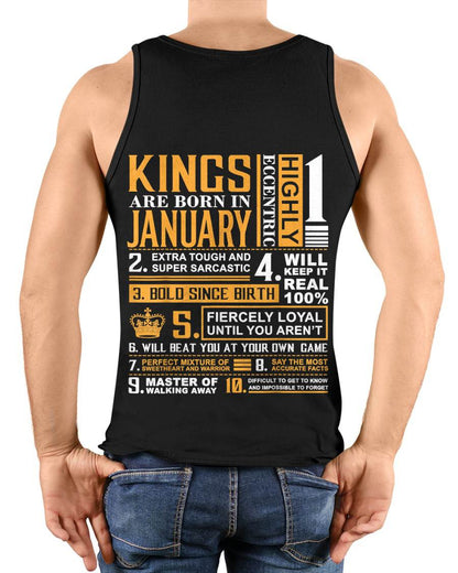 JANUARY, KINGS ARE BORN IN JANUARY – SNOW MALE01 (SKU2602-51-01)