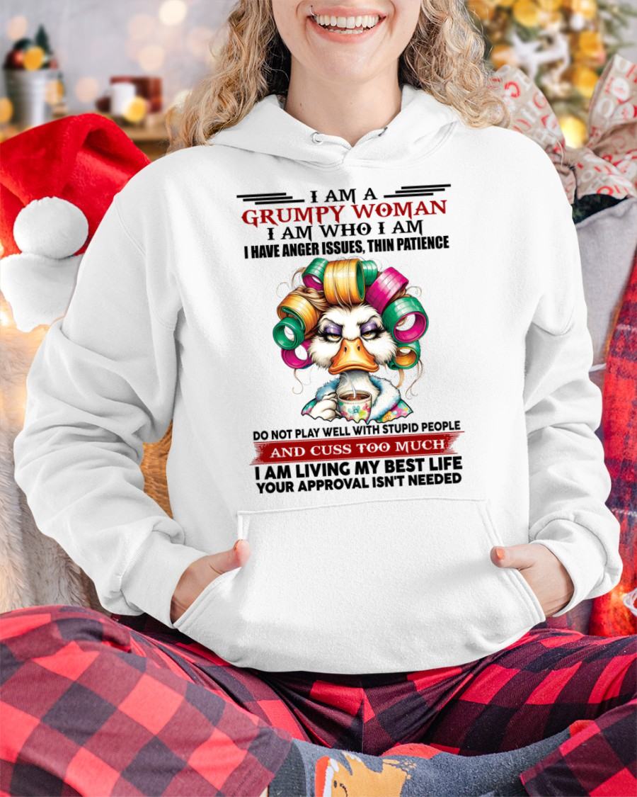 GRUMPY WOMAN - BIRTHDAY SHIRT FOR WOMEN - SNOW00 (SKU26T-01-22-00)