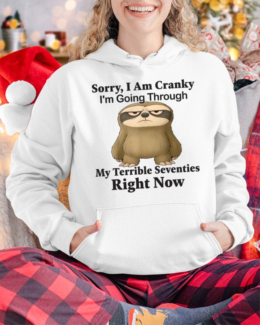SORRY I AM CRANKY - BIRTHDAY SHIRT FOR WOMEN - SNOW00 (SKU12-226)