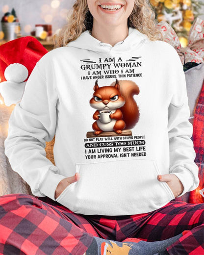 GRUPMY WOMAN - BIRTHDAY SHIRT FOR WOMEN - SNOW00 (SKU09-07-00)