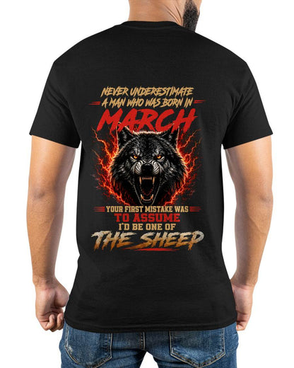 MARCH SHIRT, DON'T ASSUME I'D BE ONE OF THE SHEEP - SNOW MALE03 (SKU2608-497-03)