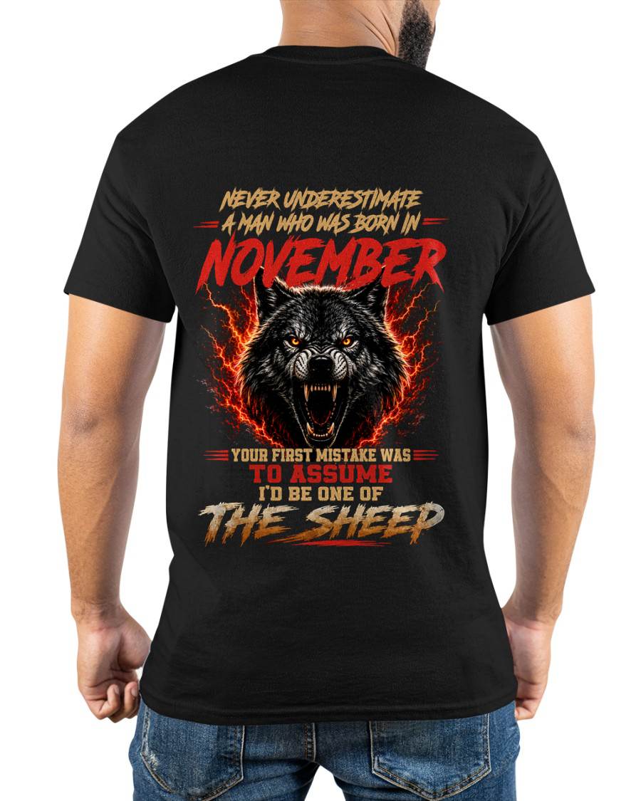 NOVEMBER SHIRT, DON'T ASSUME I'D BE ONE OF THE SHEEP - SNOW MALE11 (SKU2608-497-11)