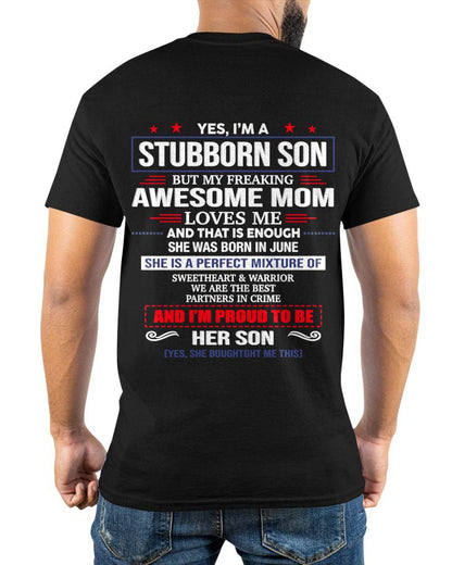 JUNE, WE ARE THE BEST PARTNERS IN CRIME - GIFT SHIRT FROM MOM TO SON - SNOW06 (SKU2603-182-06)