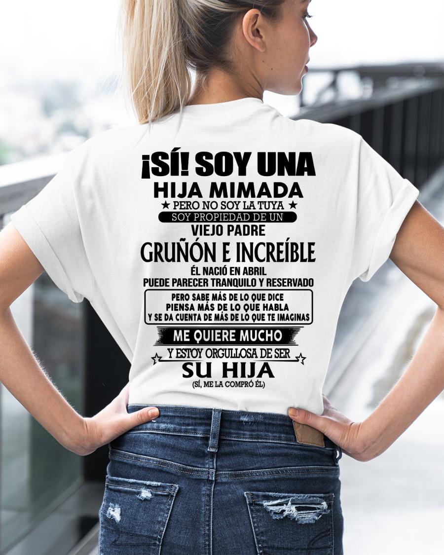 Abril Padre Increíble - Regalo especial para hija - TBN - T04 (SKU04-109-04)