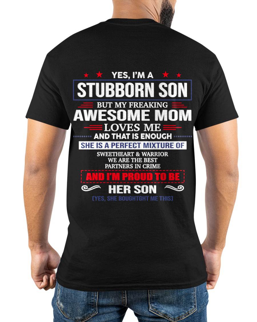 WE ARE THE BEST PARTNERS IN CRIME - GIFT SHIRT FROM MOM TO SON - SNOW00 (SKU2603-182-00)