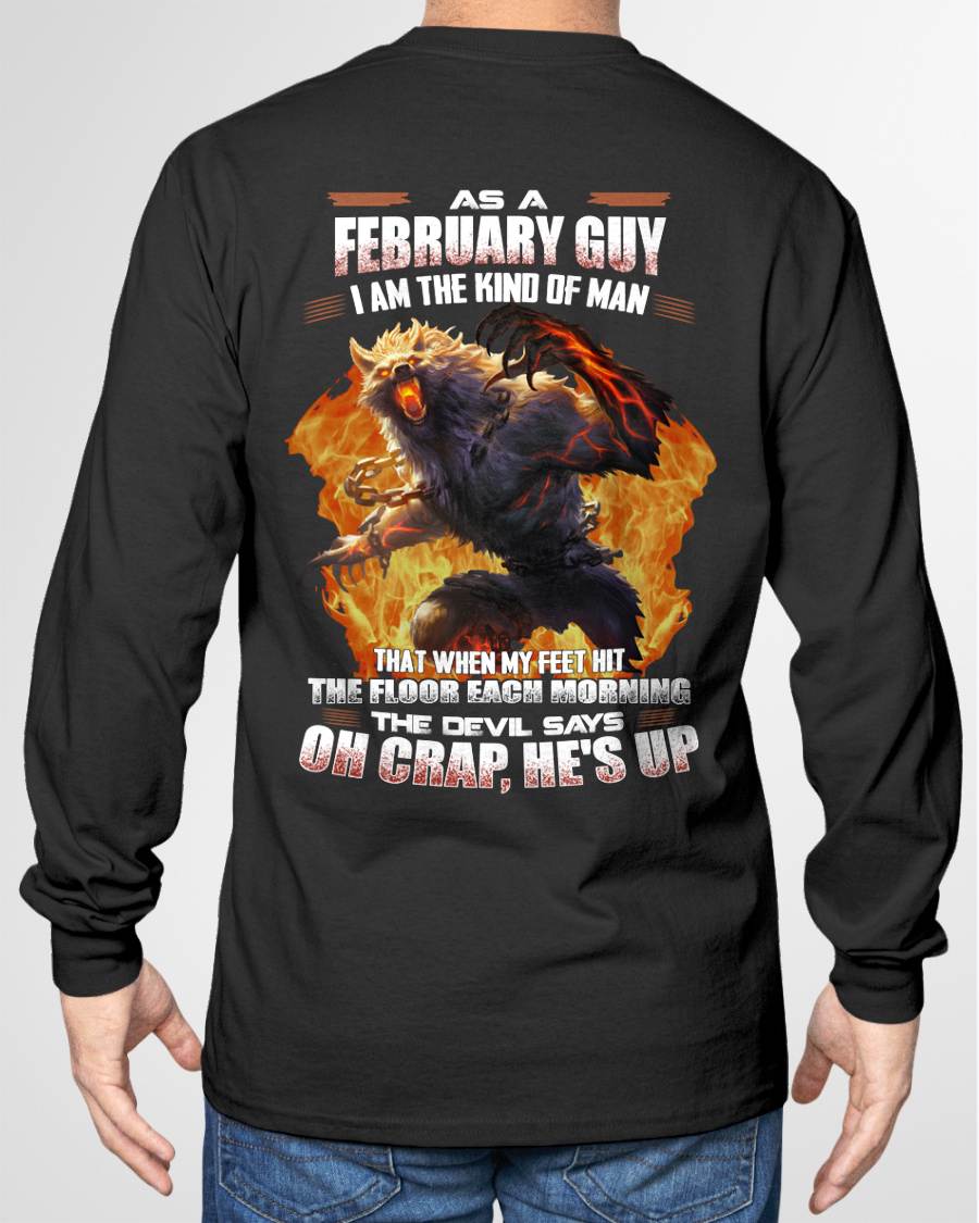 FEBRUARY, MY FEET HIT THE FLOOR EACH MORNING-SNOW MALE02 (SKU26T-01-13-02)