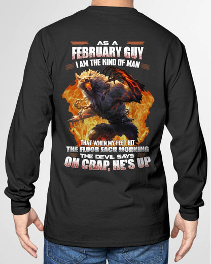 FEBRUARY, MY FEET HIT THE FLOOR EACH MORNING-SNOW MALE02 (SKU26T-01-13-02)