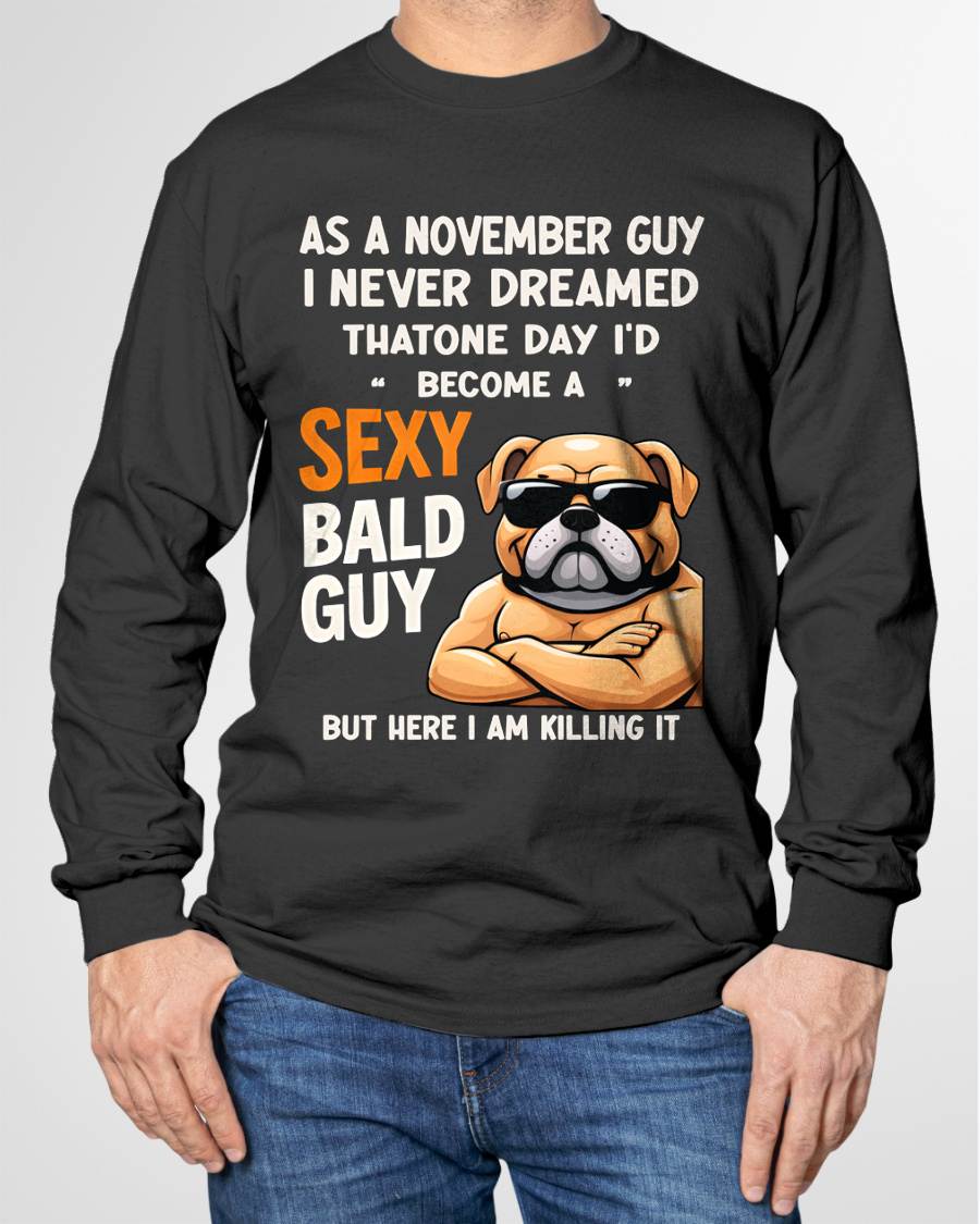 NOVEMBER SHIRT FOR A SEXY BALD MAN - SNOW11 (SKU2603-281-11)