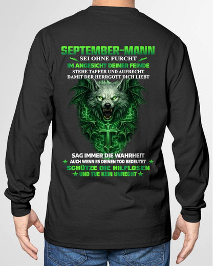 SEPTEMBER, SEI OHNE FURCHT IM ANGESICHT DEINER FEINDE - SNOWMALE09 (SKU2605-356-09)