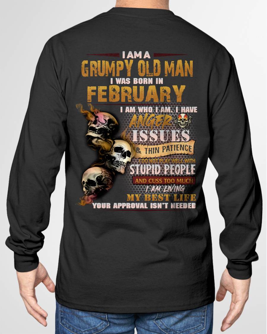 FEBRUARY, I AM A GRUMPY OLD MAN-SNOW MALE02 (SKU08-67-02)