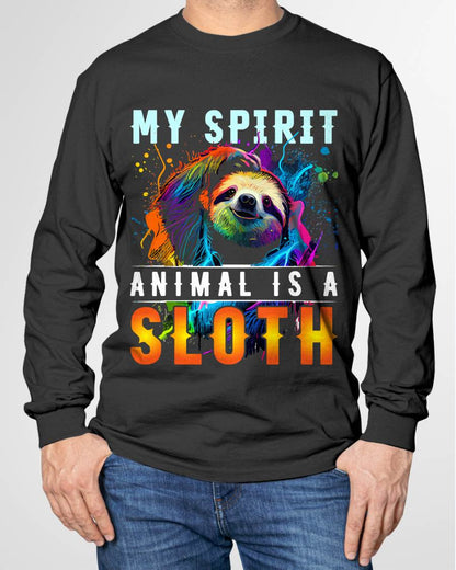My Spirit Animal is A Sloth T-Shirt Funny Sloths T-Shirt