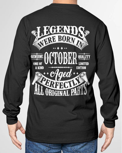 OCTOBER, LEGENDS WERE BORN IN OCTOBER-SNOW MALE10 (SKU08-37-10)