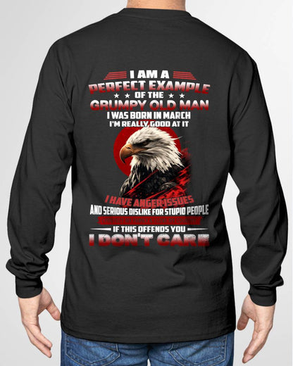 MARCH SHIRT, I PROTECT MY FAMILY & I LOVE MY COUNTRY - SNOWMALE03 (SKU26T-01299-03)