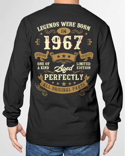 LEGEND WERE BORN IN 1967 - male us1967 (SKU2604-269-1967)