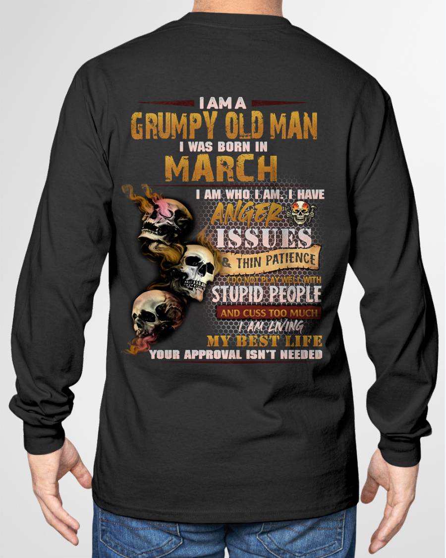 MARCH, I AM A GRUMPY OLD MAN-SNOW MALE03 (SKU08-67-03)