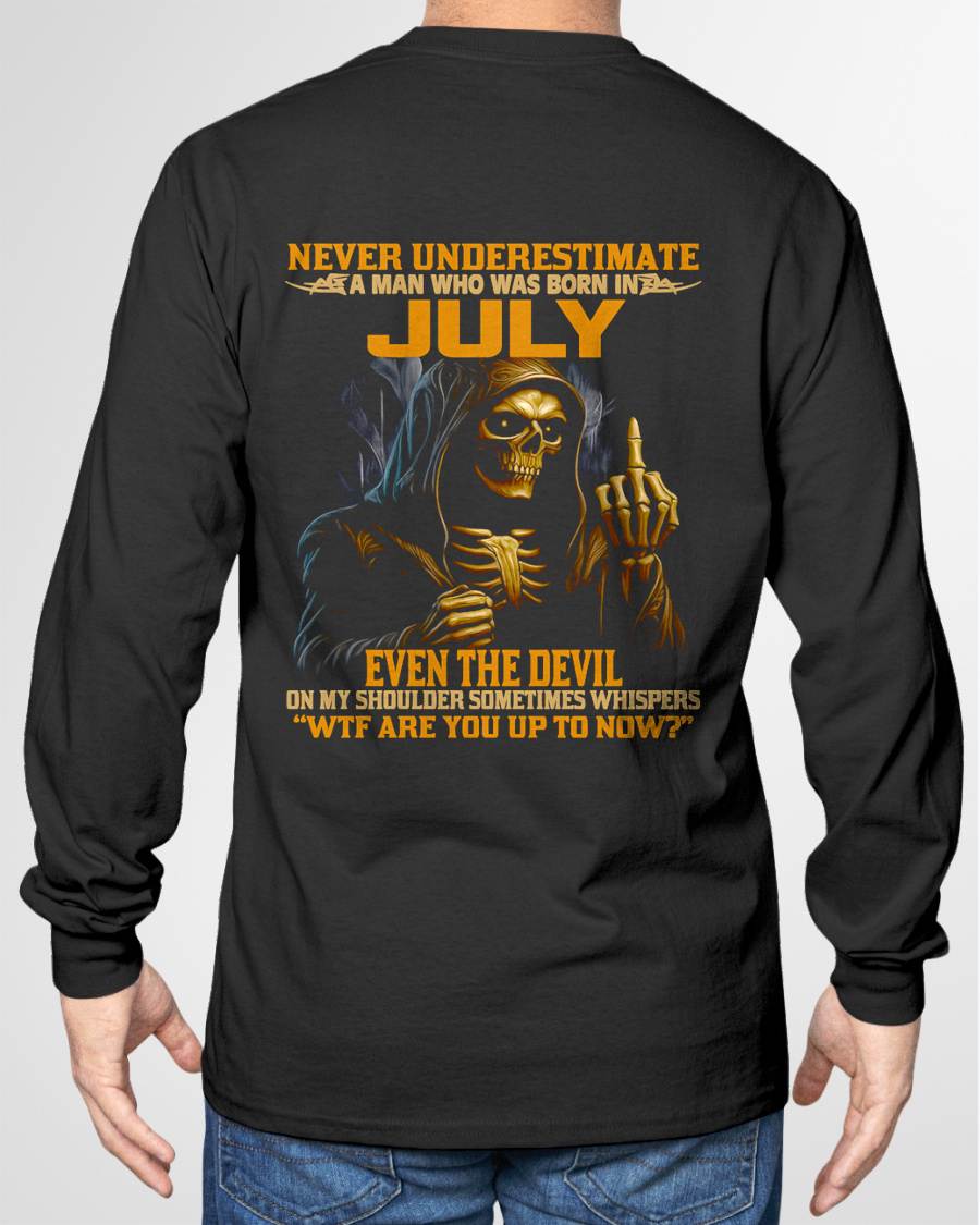 JULY, EVEN THE DEVIL ON MY SHOULDER SOMETIMES WHISPERS -MALE SNOW07 (SKU12-276-07)