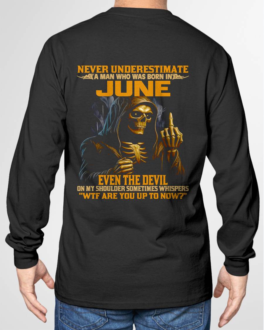 JUNE, EVEN THE DEVIL ON MY SHOULDER SOMETIMES WHISPERS -MALE SNOW06 (SKU12-276-06)