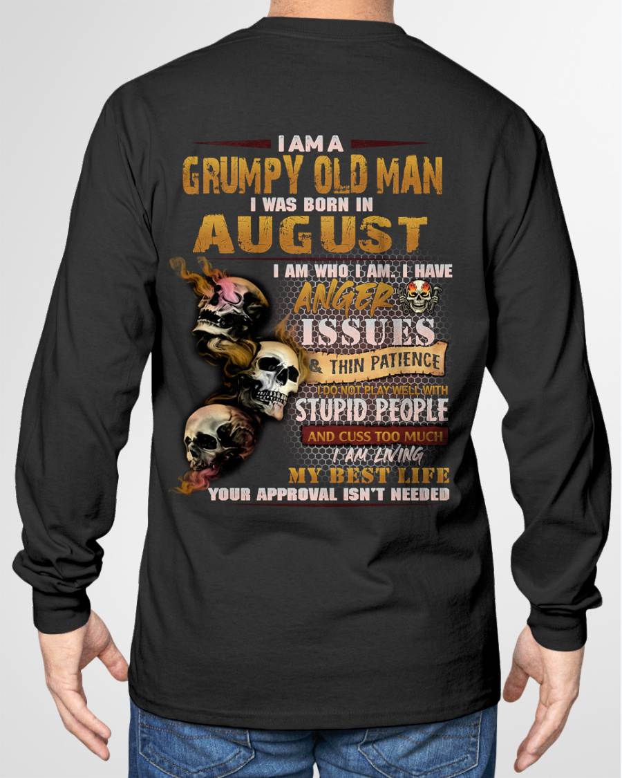 AUGUST, I AM A GRUMPY OLD MAN-SNOW MALE08 (SKU08-67-08)